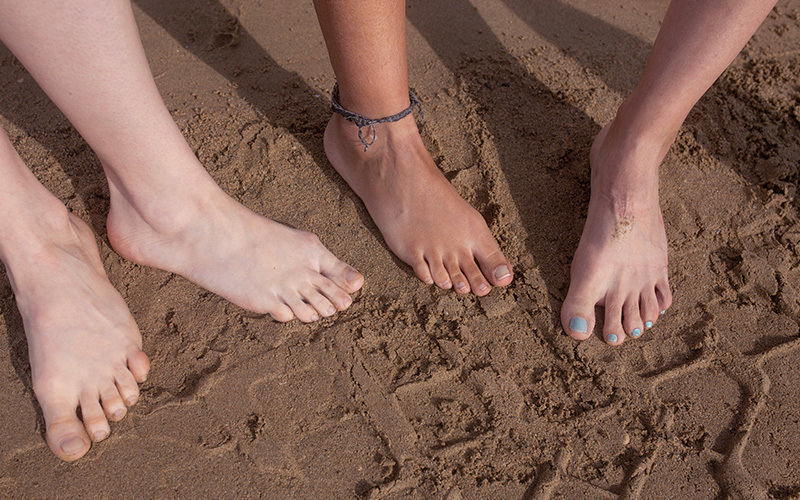 teens foot with bunions